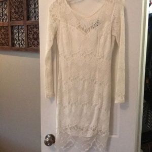 White lace Astr dress